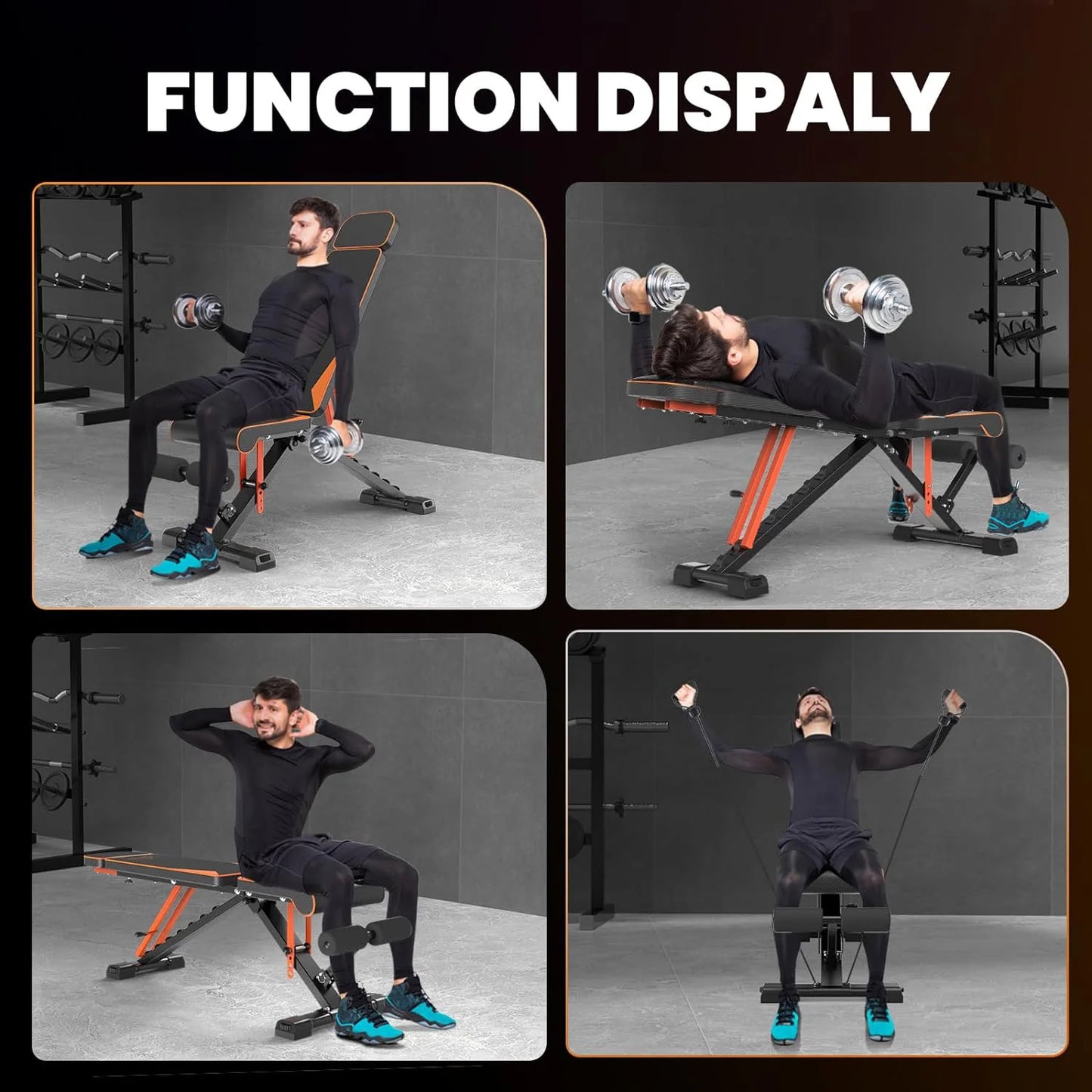 NomadeSport™ : Banc de musculation ajustable
