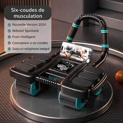 NomadeSport™ : Roue abdominale automatique à 6 roues
