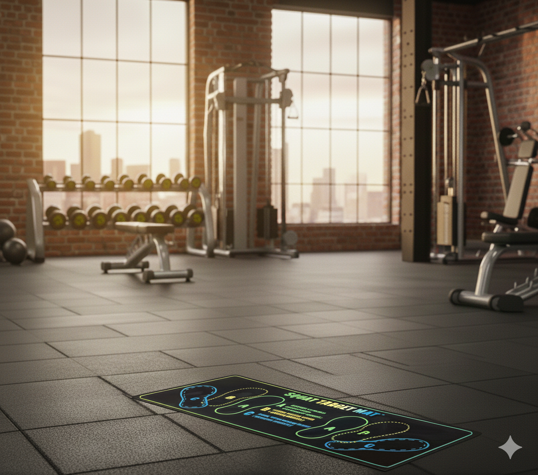NomadeSport™ :  Tapis d’entraînement pour squat