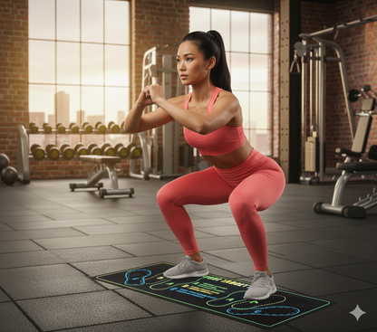 NomadeSport™ :  Tapis d’entraînement pour squat