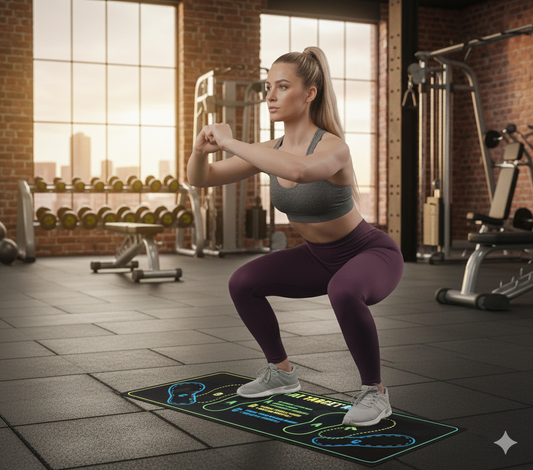 NomadeSport™ :  Tapis d’entraînement pour squat