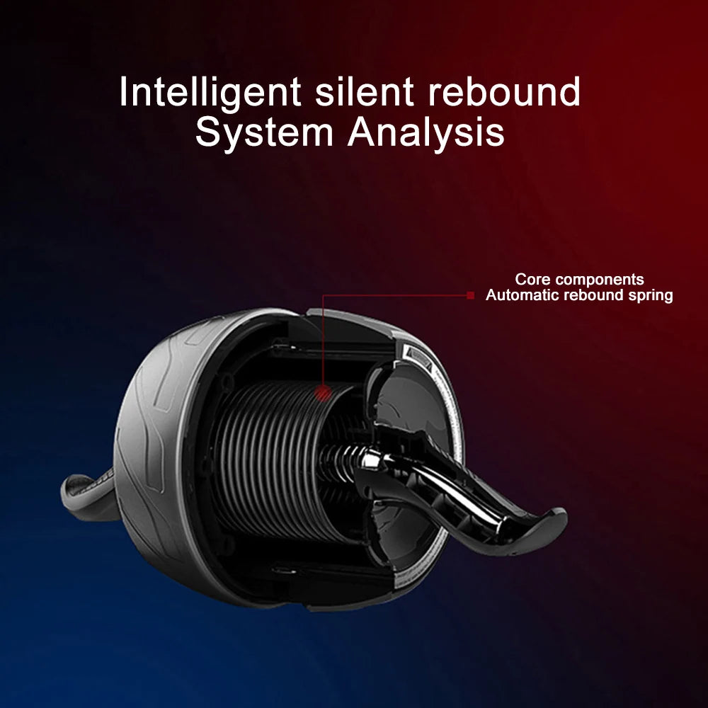 NomadeSport™ : Roue abdominale à rebond avec tapis