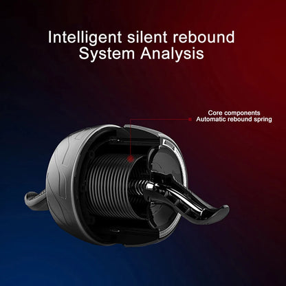 NomadeSport™ : Roue abdominale à rebond avec tapis