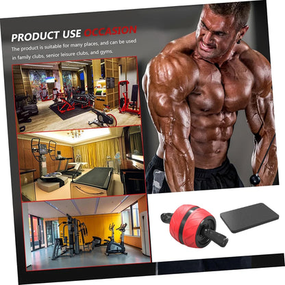 NomadeSport™ : Roue abdominale à rebond avec tapis